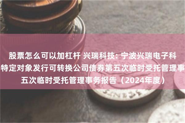 股票怎么可以加杠杆 兴瑞科技: 宁波兴瑞电子科技股份有限公司向不特定对象发行可转换公司债券第五次临时受托管理事务报告（2024年度）