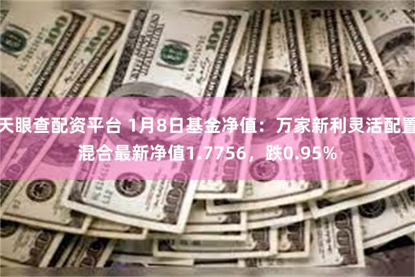 天眼查配资平台 1月8日基金净值：万家新利灵活配置混合最新净值1.7756，跌0.95%